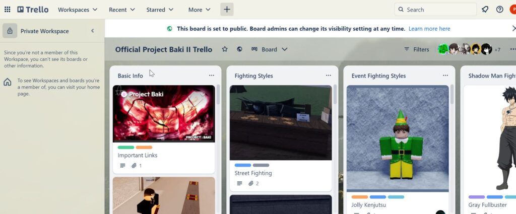 Project Baki 3 Trello Guide [January 2024] - Moteni